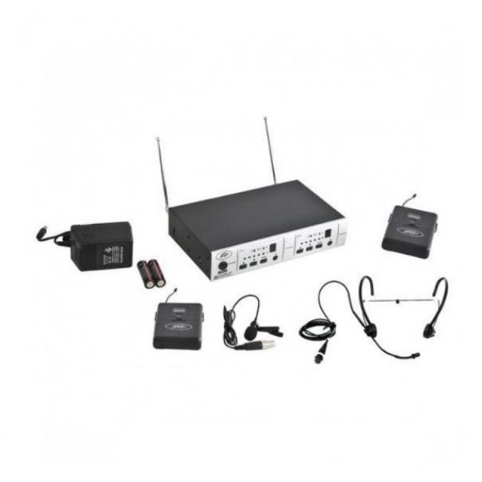 Радиосистема петличная PEAVEY PV 16DR CHANNEL UHF DUAL RECEIVER - BL - BHS 31541