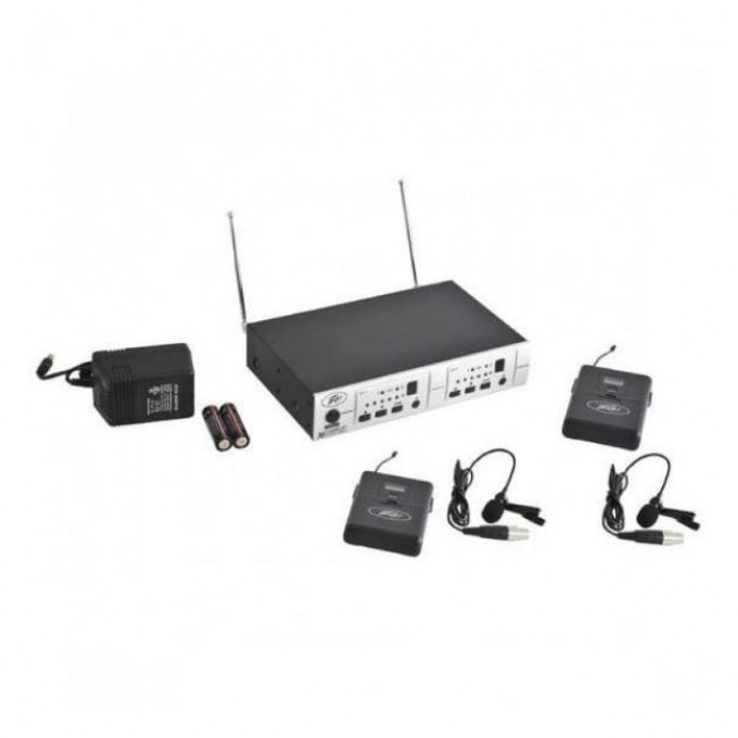 Радиосистема петличная PEAVEY PV 16DR CHANNEL UHF DUAL RECEIVER - BL - BL 31542